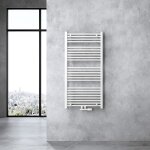Doporro radiateur de salle de bain sche - serviette 120x60cm radiateur tubulaire vertical chauffage ...
