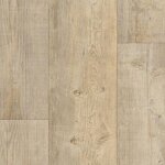 Sol lino - imitation parquet bois blanc vieilli - rouleau de 2m x 2m
