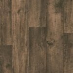 Sol pvc effet parquet ch�ne brun fonc� - rouleau de 2m x 3m