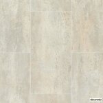 Sol pvc envers textile - carrelage gr�ge - rouleau de 3m x 3m