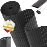 Sol royal canisse pvc 80x300cm avec triple renfort ? canisse brise - vue balcon pvc cache vue & cloture ...