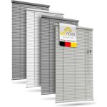 Sol royal store v�nitien sans percage aluminium 60x130 cm ? lamelles 25 mm ? store � lamelles sans percer ...