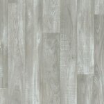 Sol vinyle imitation parquet gris clair - rouleau de 2m x 2m