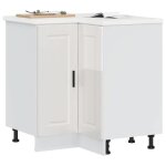 Le soldearmoire dangle de cuisine / vaisselier bas - paraj - armoire rangement moderne - porto blanc ...
