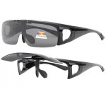 - soleyl - surlunettes de soleil repliables polarisantes noir confort vysha - noir