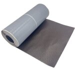 Solin auto - adhésif en aluminium 30 cm x 5 m - ral 8019 - marron foncé Solin auto - adhésif en aluminium 30 cm x 5 m - ral 8019 - marron foncé
