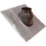 Solin plomb pour pente de 25 a 45° noir avec rotule Solin plomb pour pente de 25 a 45° noir avec rotule