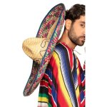 Sombrero mexicain enrique - boland bv - accessoire de d�guisement - adulte - multicolore