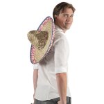 Accessoire - dragonex - sombrero mexicain en paille adulte