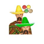 Sombrero mexicain pompons co - fiestas guirca s. l. - accessoire de dguisement - jaune