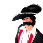 Sombrero mexique - noir - adulte - intrieur