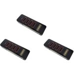 T�l�commande - sommer - pearl 4018 - lot de 3 - r�trocompatible - design en acier inoxydable