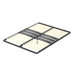 Sommier 140x200 cm 2x15 lattes peuplier naturel installation express - tuncco