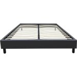 Sommier andy - 160 x 200 cm - pvc - gris anthracite