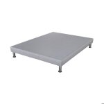 Sommier dco sr9 - gris clair 160x200 - lattes bois - h. 13 cm - made in france