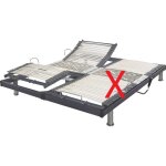 Sommier �lectrique de relaxation gris extra plat 90x190 - gris - garantie 5 ans - someo
