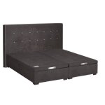 Sommier epeda coffre et tte de lit hercule 140x190 anthracite
