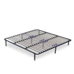 Sommier essentiel 200x200cm r�sistant et confortable latte en peuplier montage rapide et facile