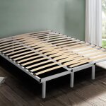 Sommier extenso modulable selon vos besoins couchage simple ou double lattes en peuplier