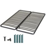 Sommier à lattes + pieds 2x80x200 epsilon - 40 lattes bois - fabrication française Sommier à lattes + pieds 2x80x200 epsilon - 40 lattes bois - fabrication française