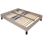 Sommier en kit 140x190 - neokit 30 lattes bois - chne clair - soutien zone lombaires 50 x 8 mm jaune ...