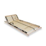Sommier � lattes 120 x 200 cm - mister sandman - 2 places - lattes ergonomiques flexibles - tete ajustable ...