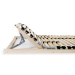 Sommier � lattes 7 zones - meublechic - 100x200 cm - 28 lattes - r�glable en hauteur - fermet� ajustable ...