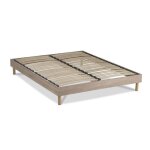 Sommier  lattes en kit - bois - couleur naturelle - 140 x 190 cm