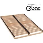 Sommier � lattes ebac 140x190 - 40 lattes multiplis - gris