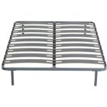 Sommier ? lattes ergo - noir - 160 x 200 cm - 18 lattes - 2 places