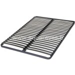 Sommier  lattes mtallique ebac - 140x190 - 42 lattes - gris