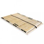 Sommier à lattes - vidaxl - 140x200 cm - 28 lattes - 7 zones Sommier à lattes - vidaxl - 140x200 cm - 28 lattes - 7 zones