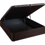 Sommier lit coffre en kit - bultex - asteroid - marron - 140x190 - 8 lattes
