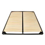Sommier mtal reno22 140x190 + 1 pied amovible / noir