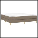 Sommier � ressorts - cuque - ab3120626 - taupe - 160x200 cm - tissu 100% polyester