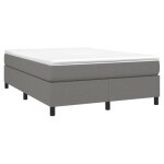 Sommier � ressorts - cuque - ab3120855 - gris fonc� - 140x190 cm - tissu durable
