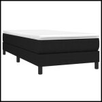 Sommier à ressorts - cuque - noir - 90x200 cm - tissu 100% polyester - stabilité optimale Sommier à ressorts - cuque - noir - 90x200 cm - tissu 100% polyester - stabilité optimale