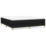 Sommier � ressorts de lit - estink - 160x200 cm - lattes de contreplaqu� - noir