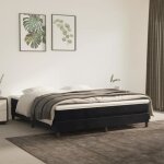 Sommier à ressorts de lit noir - estink - 180x200 cm - tapissier - pieds inclus Sommier à ressorts de lit noir - estink - 180x200 cm - tapissier - pieds inclus