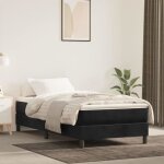 Sommier  ressorts de lit noir - estink - 80x200 cm - tapissier - pieds inclus