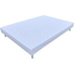 Sommier tapissier - 140x190 cm - 16 lattes - blanc Sommier tapissier - 140x190 cm - 16 lattes - blanc