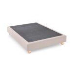 Sommier tapissier 140x200 cm beige confortluxe