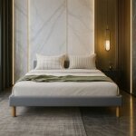 Sommier tapissier - king of dreams - 140x200 cm - 13 lattes - montage rapide - rev�tement pvc