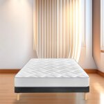 Sommier tapissier noir 140x200 cm fabrication francaise artisanale pieds offerts hauteur avec pieds 27 ...