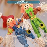 Sonew �pouvantail dhalloween �pouvantail debout 4 pi�ces joli ornement de jardin dautomne pour deco decoration ...