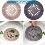 Sonew filtre de cr�pine d�vier attrape - cheveux bouchon de cheveux en tpr filtre d�vier couvercle de ...