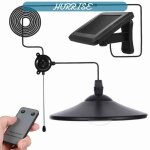 Sonew lumi�re solaire lampe suspendue solaire � 8 led 2 modes de contr�le luminaire d�coratif dint�rieur ...