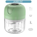 Sonew mini hachoir � ail hachoir � ail �lectrique sans fil portable multifonctionnel mini hachoir d�tachable ...