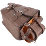 Sonew sacoche de selle de moto sacoche de selle moto universelle sac de rangement doutils en cuir pu ...