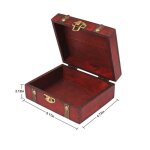 Sonew support de rangement de tr�sors de colliers petite bo�te de rangement de bijoux en bois imprim� ...
